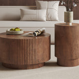 Bijzettafel 'Victor' Mango hout Lichtbruin