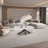 Salontafel 'Apollo' 130 cm Deens Ovaal Steen Wit