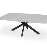 Salontafel 'Apollo' 130 cm Deens Ovaal Steen Grijs