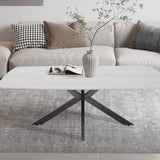 Salontafel 'Apollo' 130 cm Deens Ovaal Steen Baroque Grijs