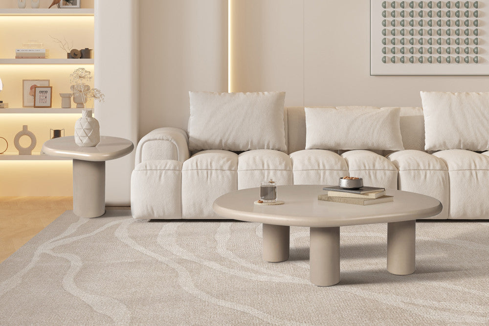 Salontafel 'Tavira' 120 cm Cementbeige