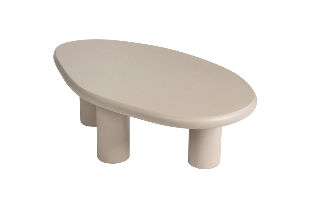 Salontafel 'Tavira' 120 cm Cementbeige