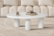 Salontafel 'Tavira' 120 cm Cement Wit