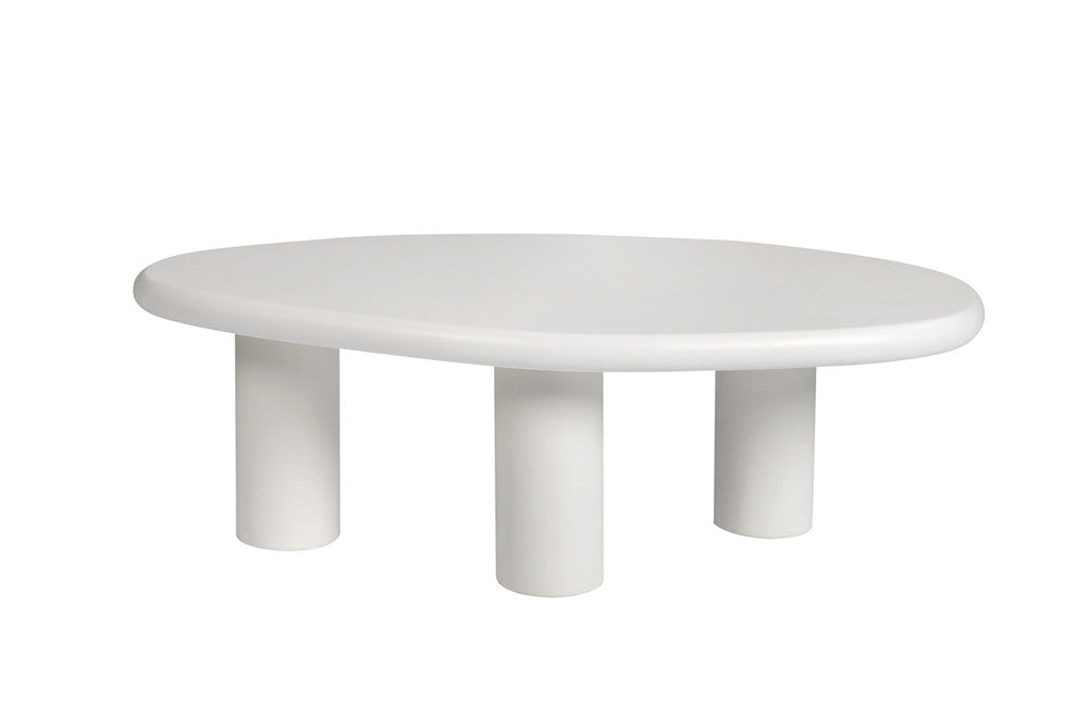 Salontafel 'Tavira' 120 cm Cement Wit