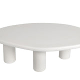 Salontafel 'Tavira' 120 cm Cement Wit