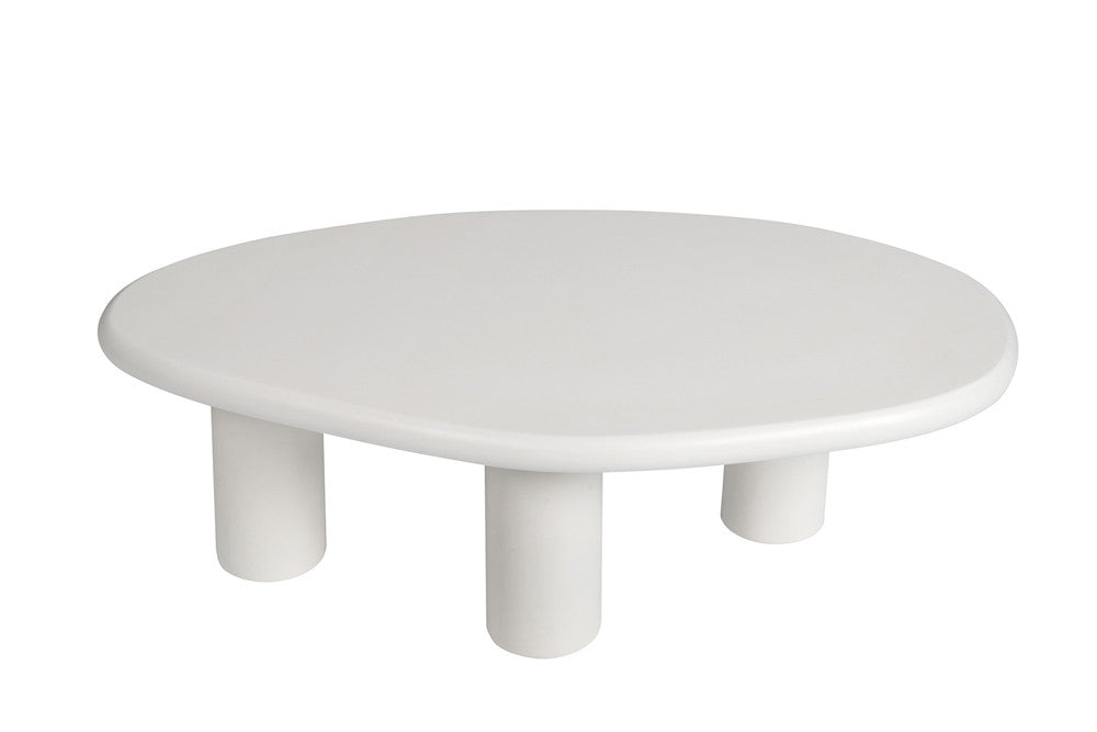 Salontafel 'Tavira' 120 cm Cement Wit