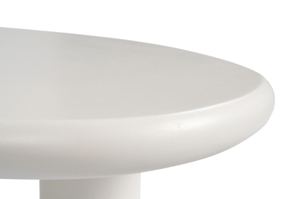 Salontafel 'Tavira' 120 cm Cement Wit