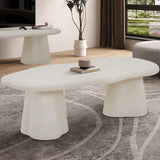 Salontafel 'Faro' 130 cm Organisch Cement