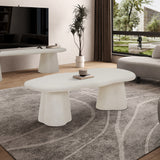 Salontafel 'Faro' 130 cm Organisch Cement