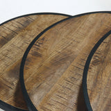 Salontafel 'Lennox' 3-delig Mangohout