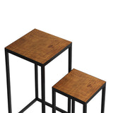 Bijzettafel 'Madeira' 2-delig Mango hout