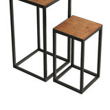 Bijzettafel 'Madeira' 2-delig Mango hout