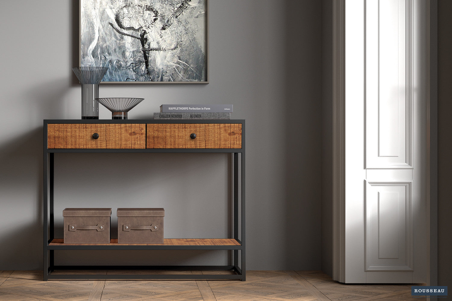 Console 'Ace' Mango hout