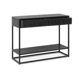 Console 'Ace' Mango hout Zwart