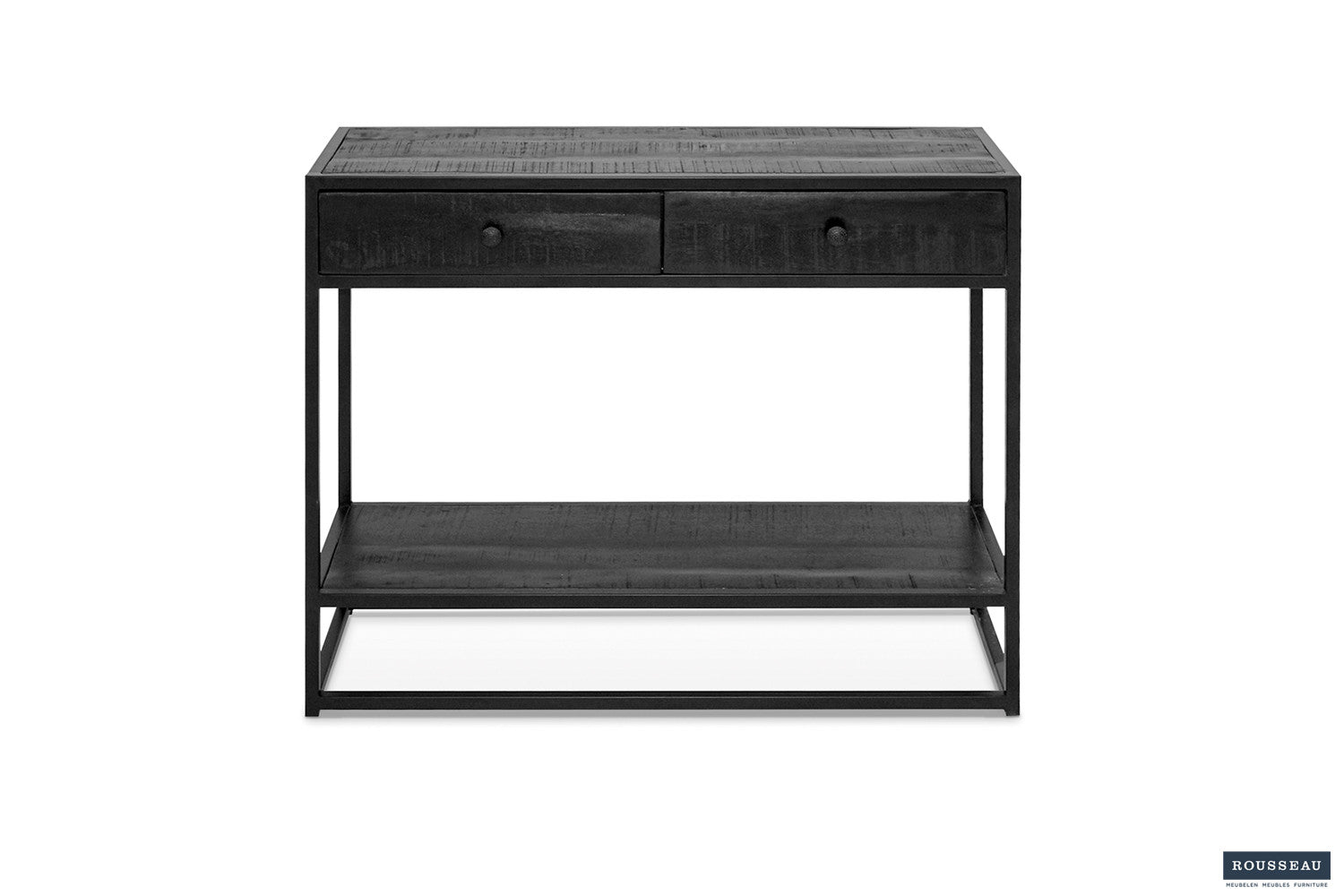Console 'Ace' Mango hout Zwart