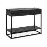 Console 'Ace' Mango hout Zwart