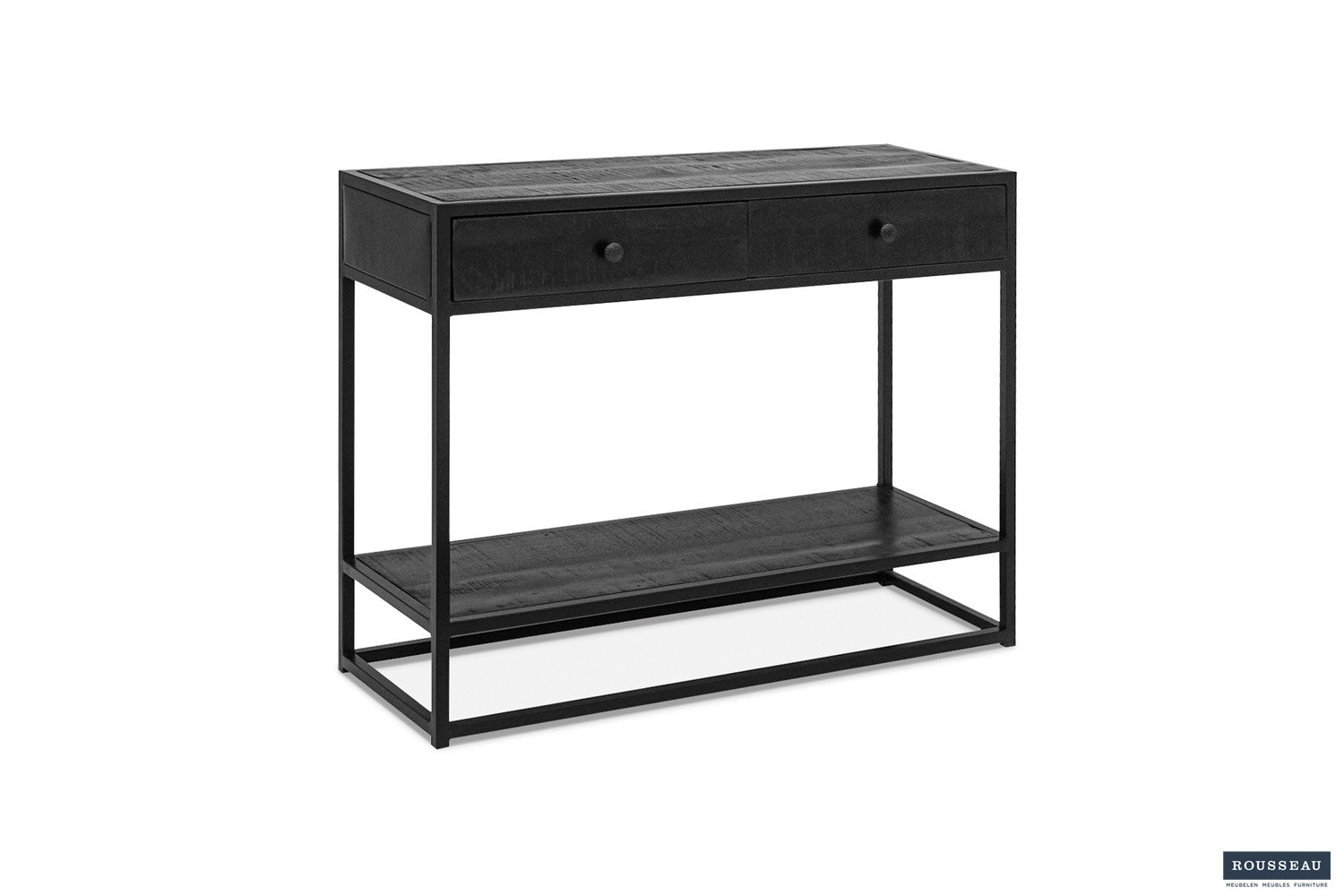 Console 'Ace' Mango hout Zwart