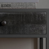 Console 'Ace' Mango hout Zwart