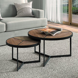 Salontafel 'Laveu' 2-delig Mango hout