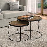 Salontafel 'Lars' 2-delig Mango hout