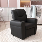 Mini-Relax 'Renée' manueel verstelbaar PU Zwart