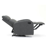 Relax 'France' manueel verstelbaar PU Zwart