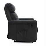 Relax 'Wuhan' manueel verstelbaar Stof Zwart