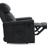 Relax 'Wuhan' manueel verstelbaar Stof Zwart