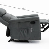 Relax 'Wuhan' manueel verstelbaar Stof Grijs