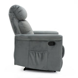 Relax 'Wuhan' manueel verstelbaar Stof Grijs