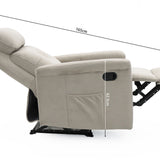 Relax 'Wuhan' manueel verstelbaar Stof Taupe