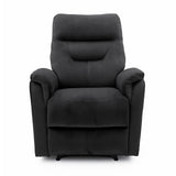 Relax 'Breda' manueel verstelbaar Stof Zwart