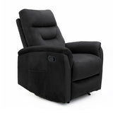 Relax 'Breda' manueel verstelbaar Stof Zwart