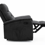 Relax 'Breda' manueel verstelbaar Stof Zwart