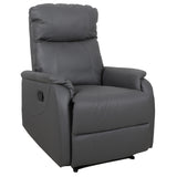 Relax 'Tokio' manueel verstelbaar PU Grijs