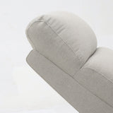 Electrische relax met lift 'Bruges' Stof Lichtgrijs