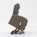 Electrische relax met lift 'Bruges' Stof Taupe