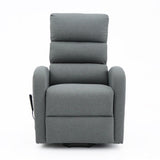 Electrische relax met lift 'Bruges' Stof Donkergrijs