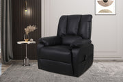Electrische Relax met lift 'Osaka' PU Zwart