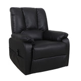 Electrische Relax met lift 'Osaka' PU Zwart
