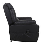 Electrische Relax met lift 'Osaka' PU Zwart