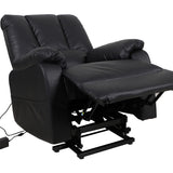 Electrische Relax met lift 'Osaka' PU Zwart