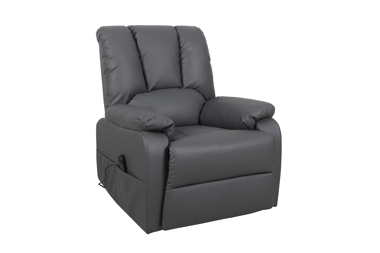 Electrische Relax met lift 'Osaka' PU Grijs