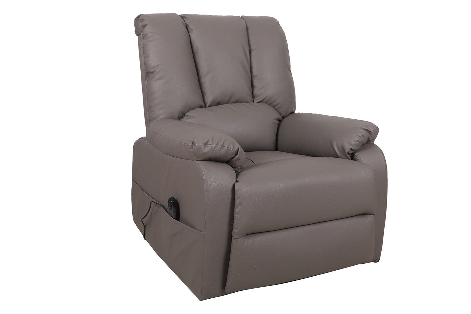 Electrische Relax met lift 'Osaka' PU Taupe