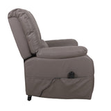 Electrische Relax met lift 'Osaka' PU Taupe