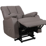 Electrische Relax met lift 'Osaka' PU Taupe