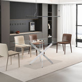 Tafel 'Lasi' 160 cm Glas, Poten Chroom