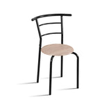 Tafelset 'Adam' Zwart metaal Decor sonoma