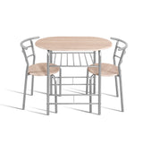 Tafelset 'Adam' Grijs metaal Decor sonoma