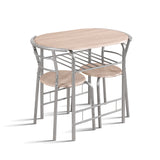 Tafelset 'Adam' Grijs metaal Decor sonoma